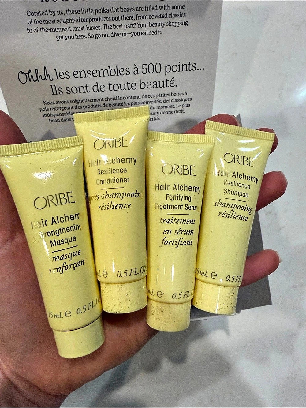 Oribe Hair Alchemy Resilience Travel Size Hair Care Set NWT